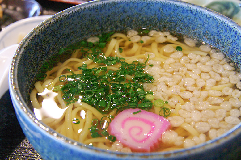 道の駅「桜島」 火の島めぐみ館のレストランのうどん