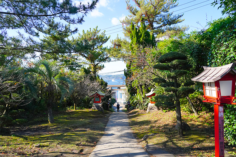 月讀神社の参道