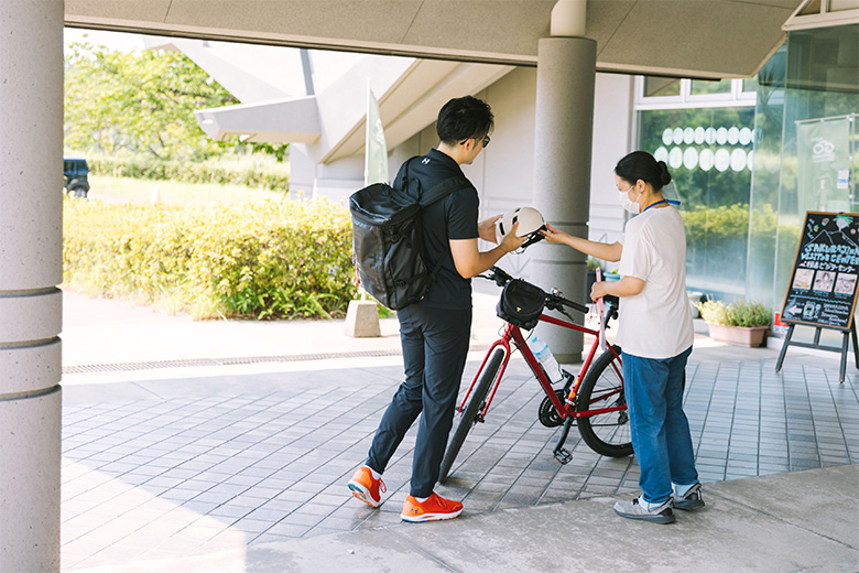 桜島ビジターセンターのレンタサイクル