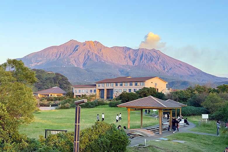 桜島溶岩なぎさ公園足湯