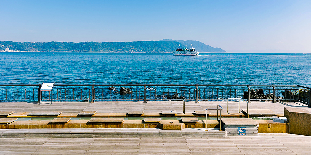 桜島溶岩なぎさ公園足湯